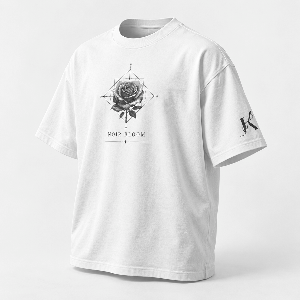 NOIR BLOOM Oversized Tee