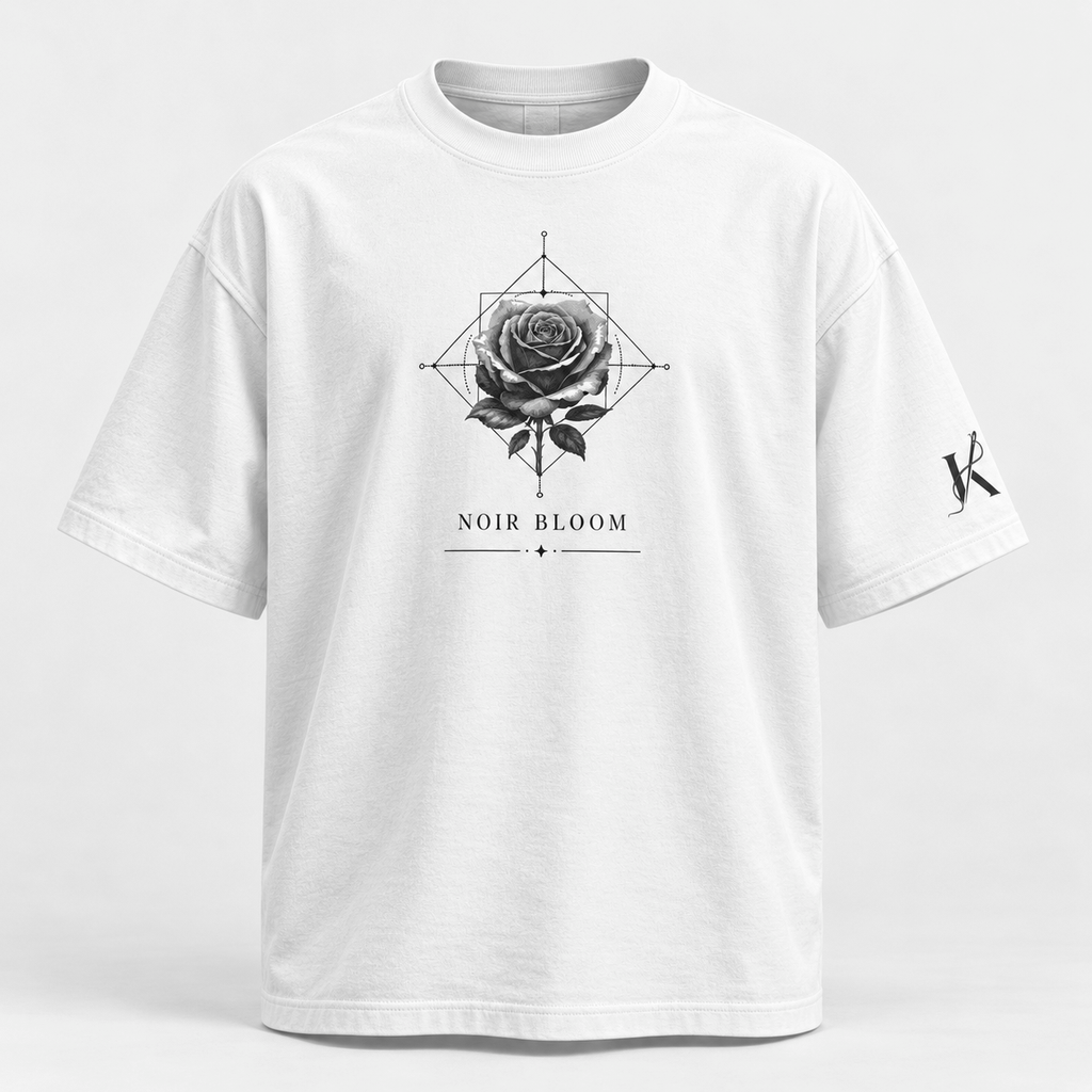 NOIR BLOOM Oversized Tee