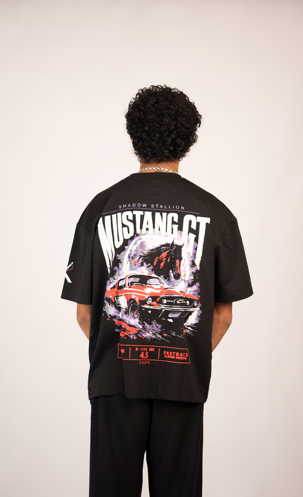 MUSTANG GT Redline Oversized Tee