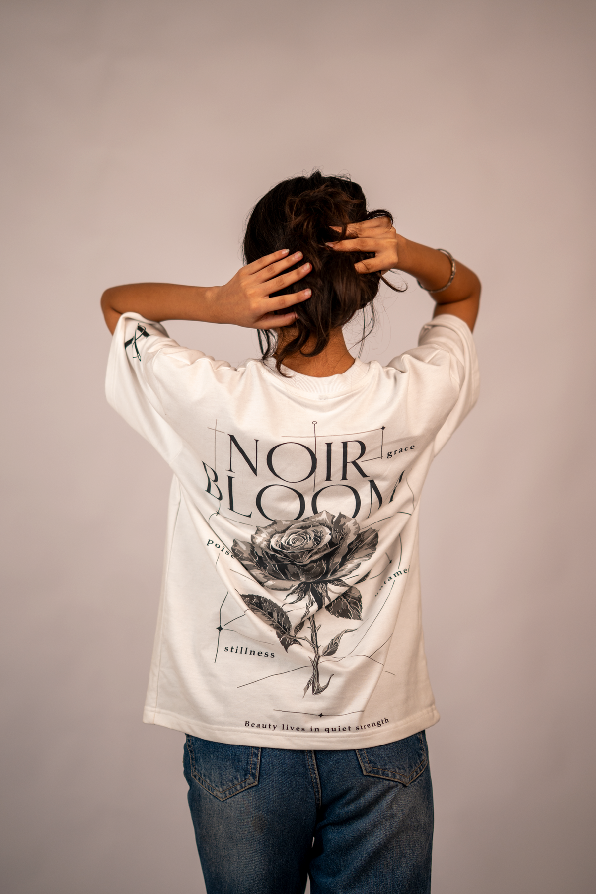 NOIR BLOOM Oversized Tee